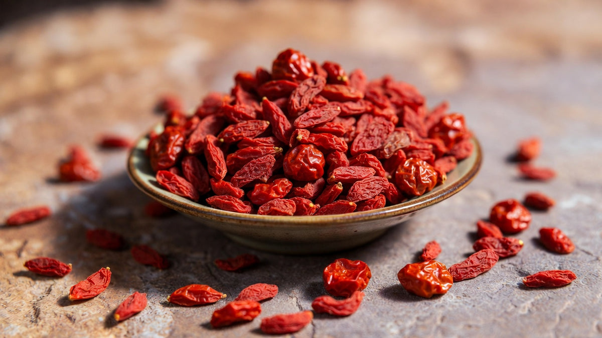 Les baies de Goji (枸杞子 Gǒu Qǐ Zǐ), rubis de l’arrière-saison