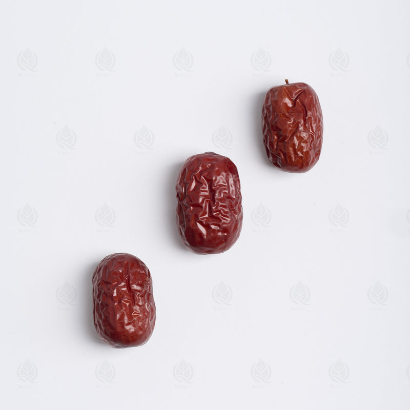 Jujube rouge (Datte chinoise) (Da Zao) – vue de dessus