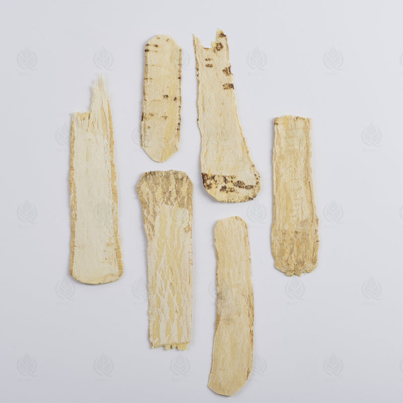 Astragale (Huang Qi) – grosses tranches — 200 g, vue de dessus