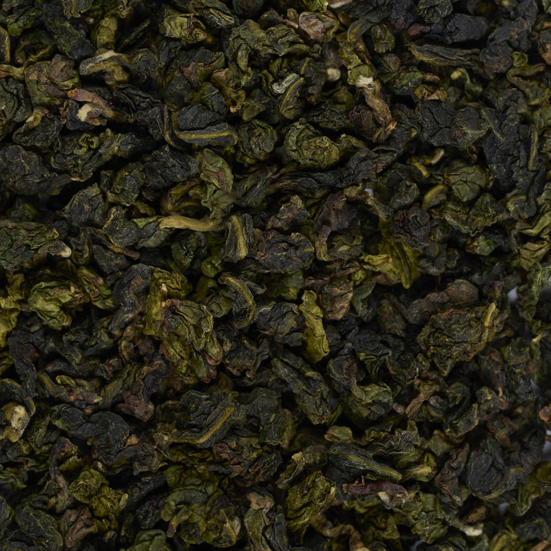 Thé Oolong Tie Guan Yin (Tie Guan Yin) – vue de dessus