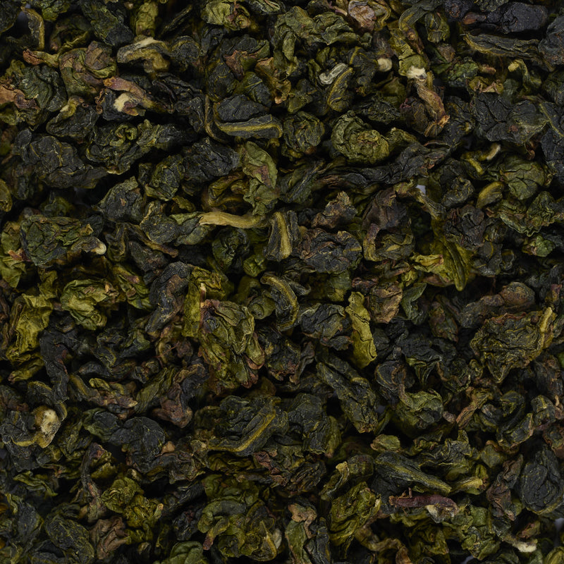 Thé Oolong Tie Guan Yin (Tie Guan Yin) – vue de dessus